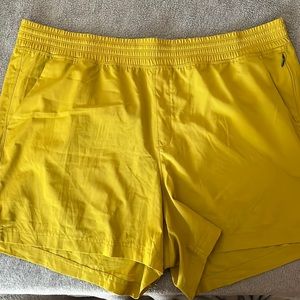 Yellow Old Navy Active Shorts